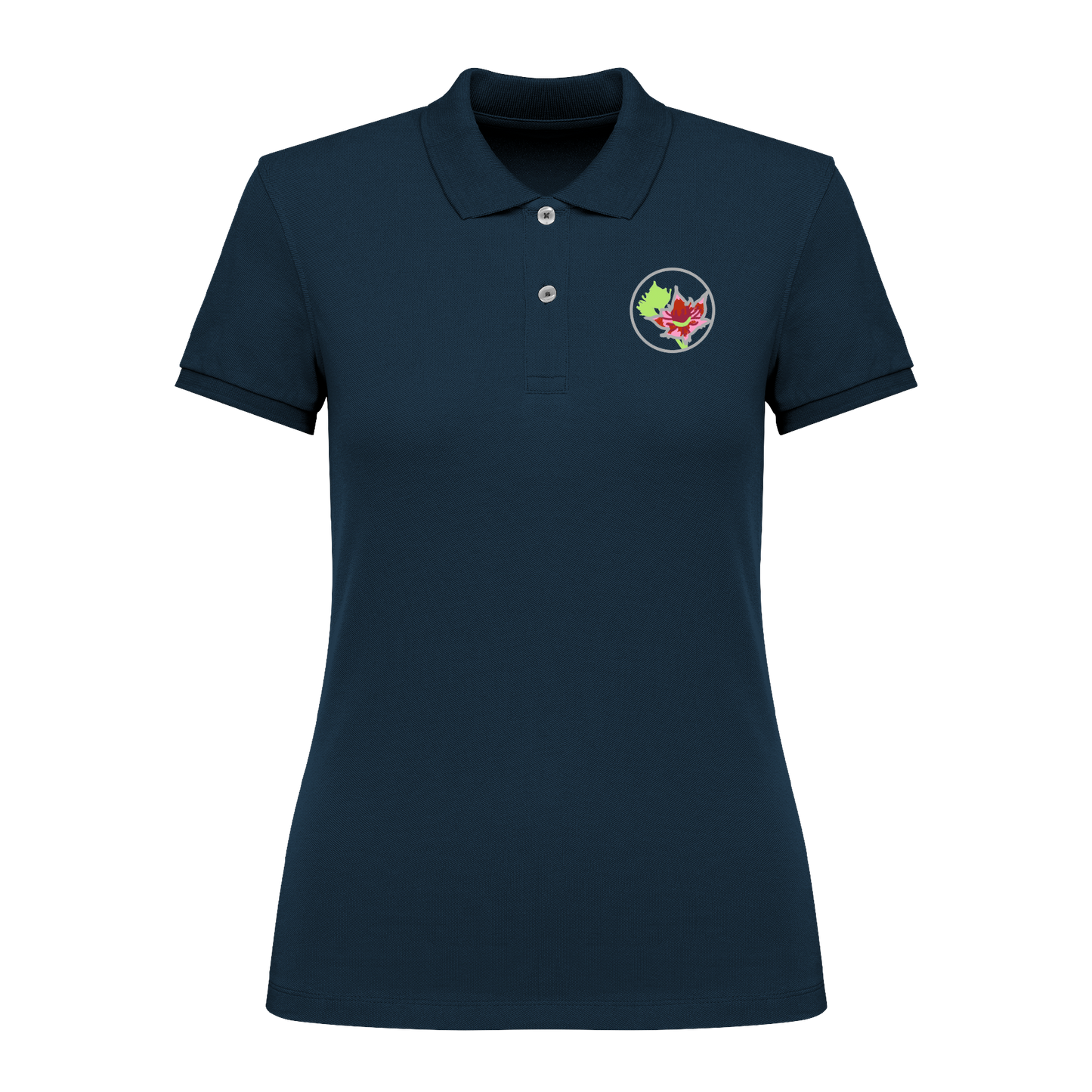 Sumpf-Blutauge Bio Frauen Poloshirt Stick