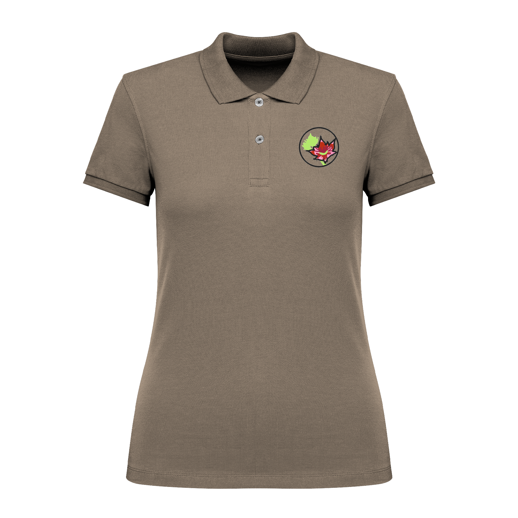 Sumpf-Blutauge Bio Frauen Poloshirt Stick