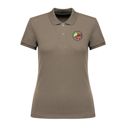 Sumpf-Blutauge Bio Frauen Poloshirt Stick