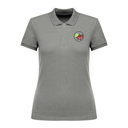 Sumpf-Blutauge Bio Frauen Poloshirt Stick