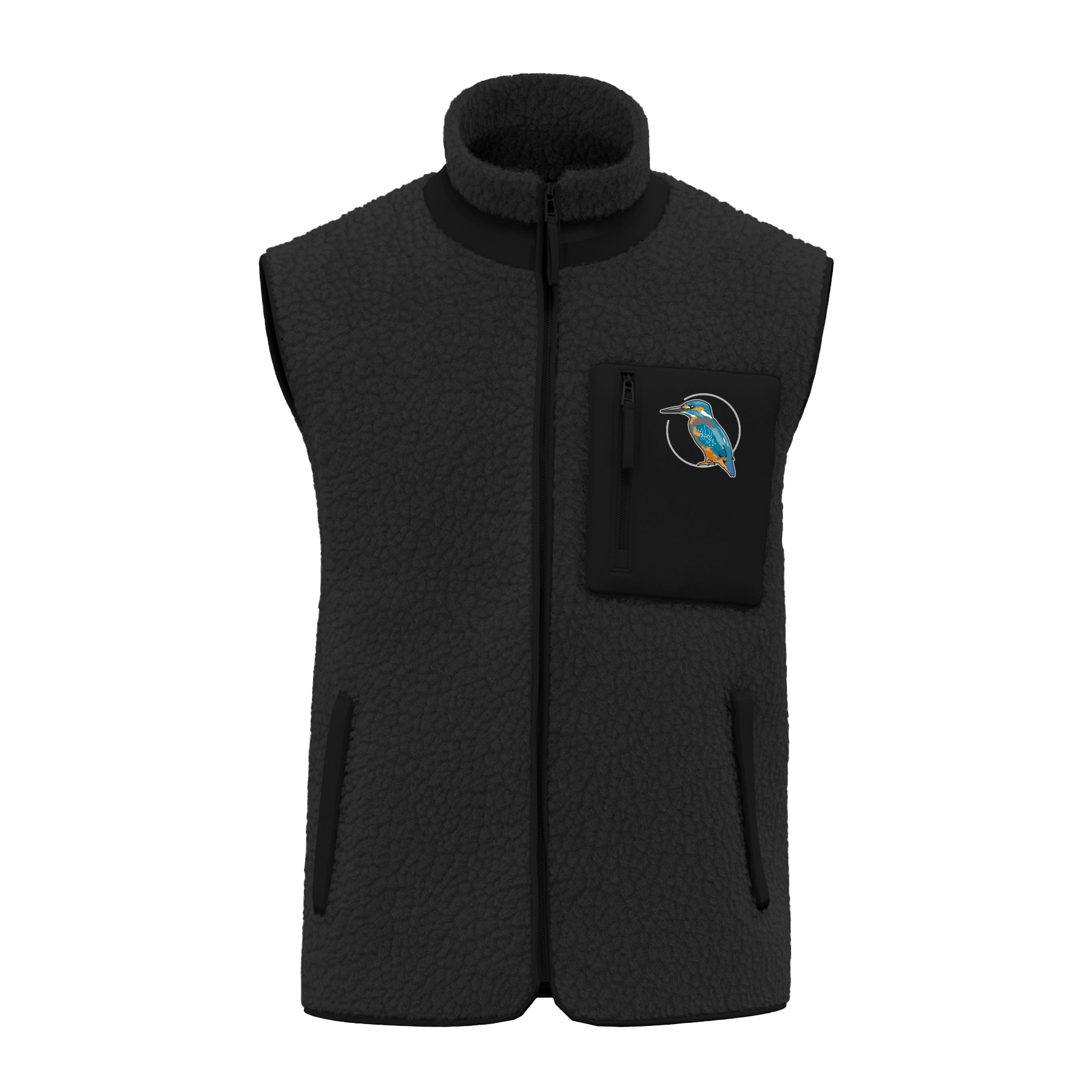 Eisvogel ganz Sherpa Unisex Weste