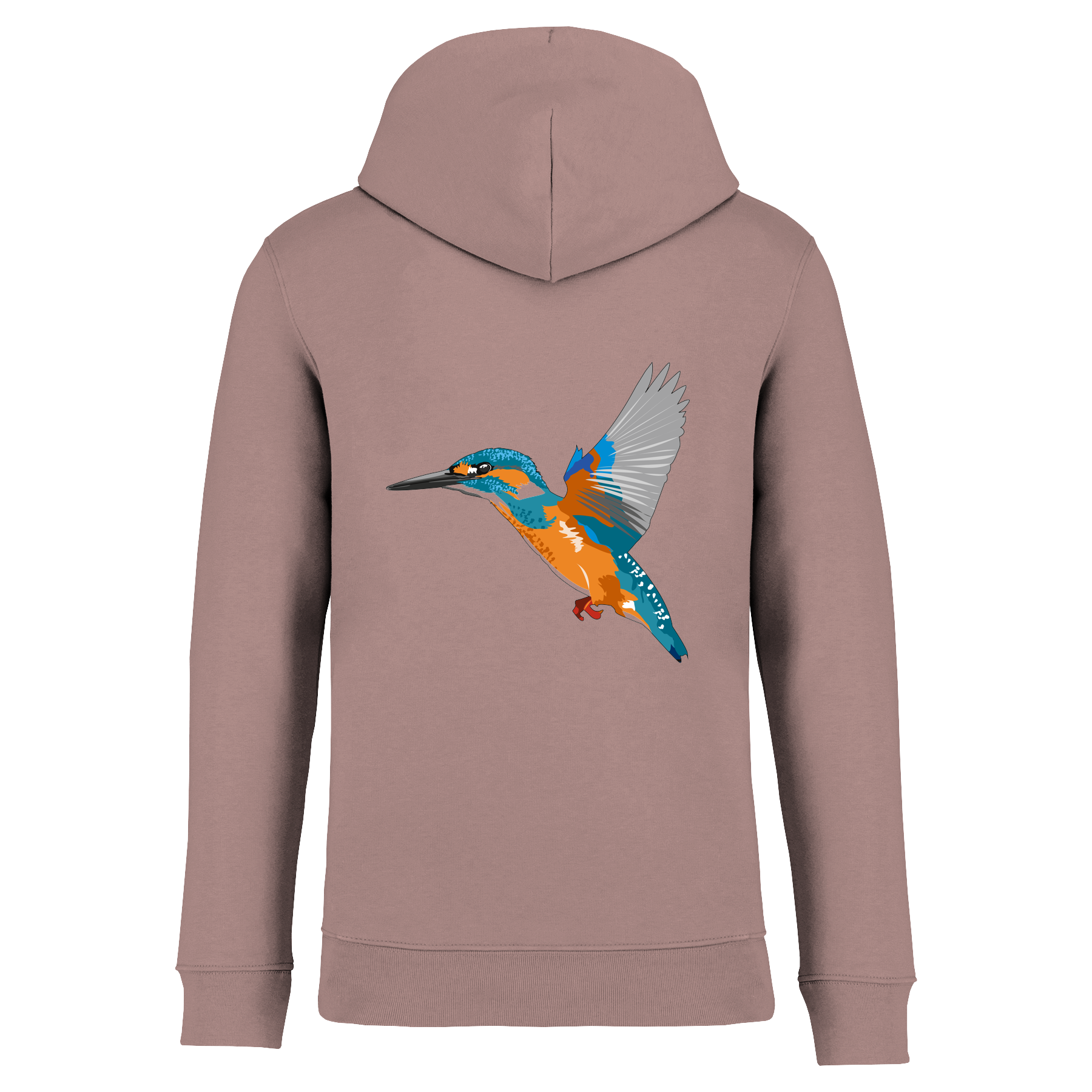 Eisvogel Bio Unisex Hoodie Backprint