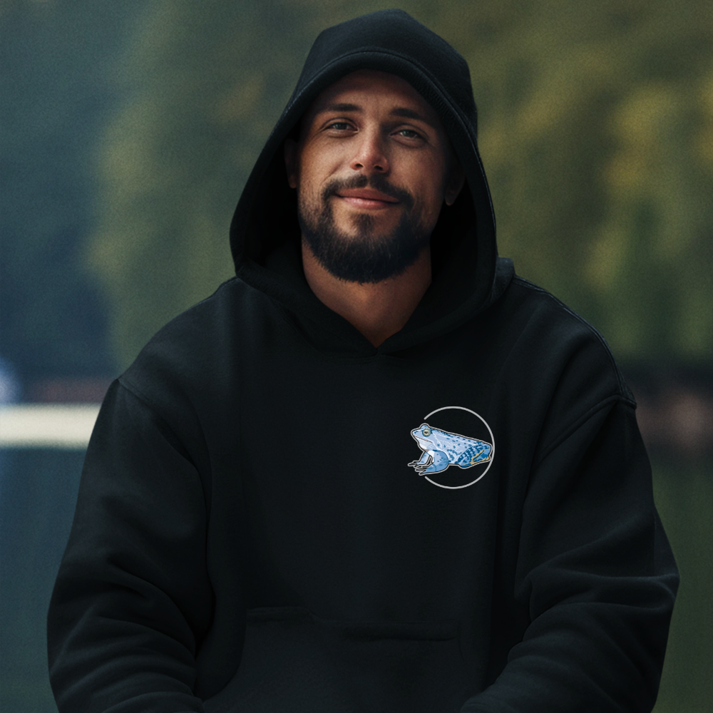 Moorfrosch Bio Männer Hoodie