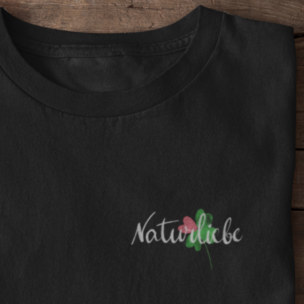 Naturliebe 100% Bio Frauen T-Shirt Brusttasche