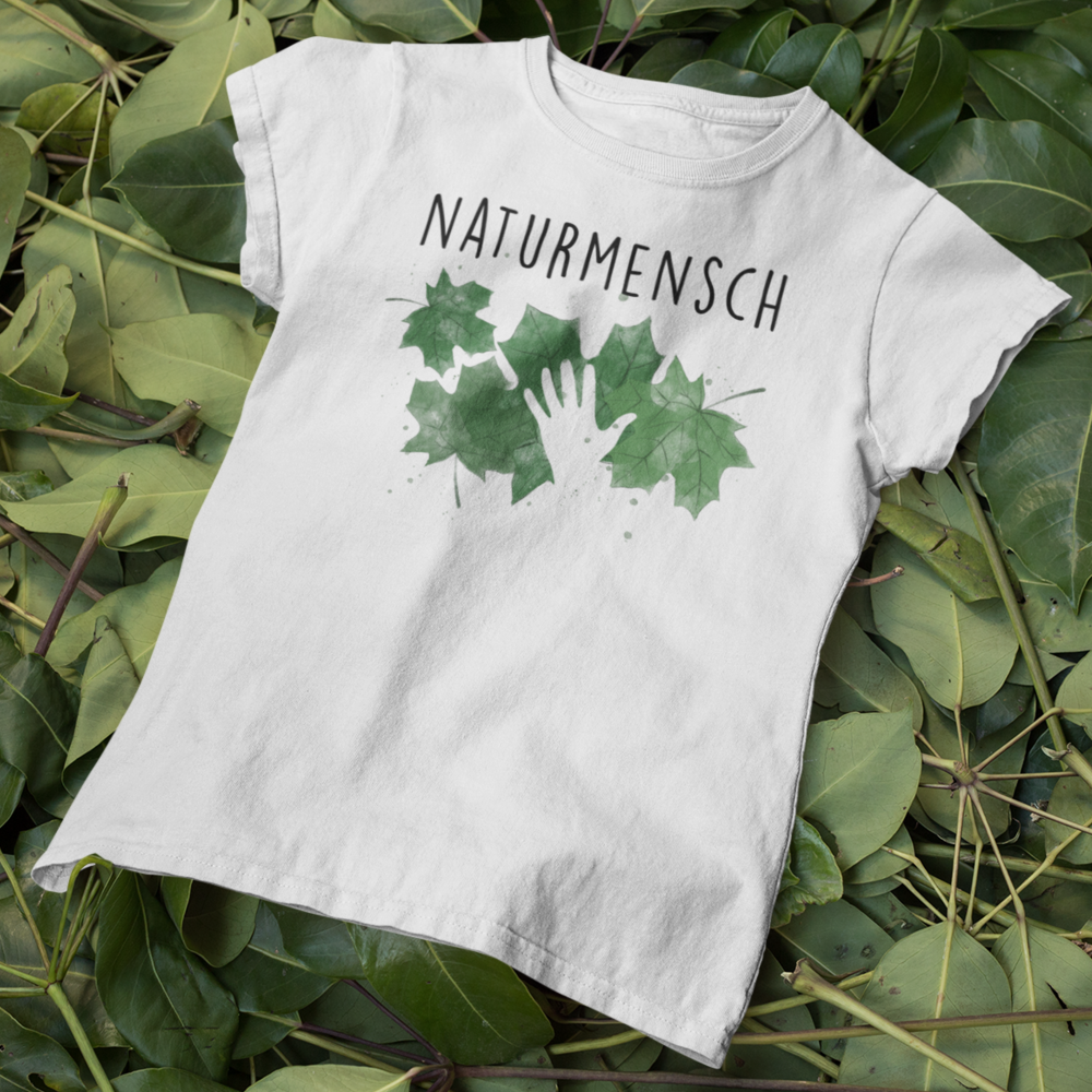 Naturmensch 100% Bio Frauen T-Shirt Frontprint