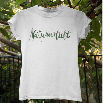 Naturverliebt 100% Bio Frauen T-Shirt Frontprint