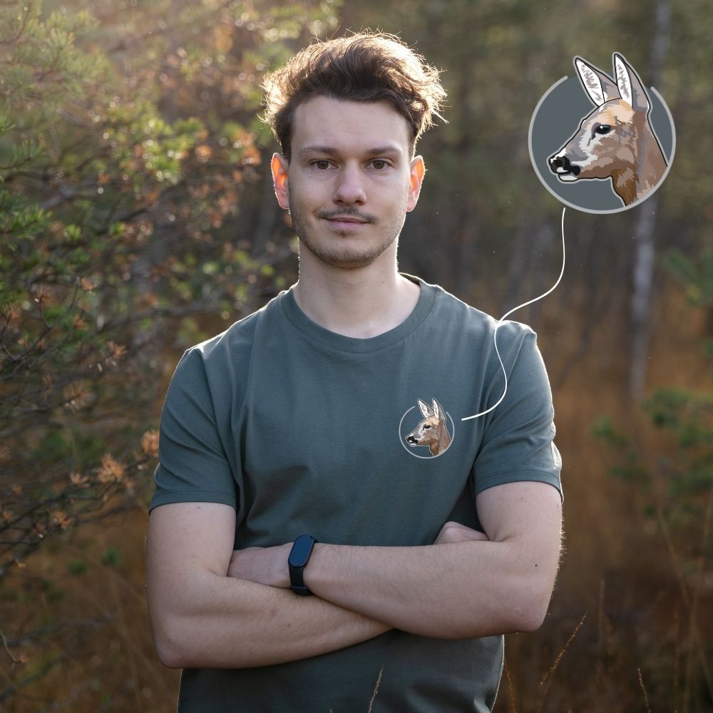 Reh Bio Männer T-Shirt