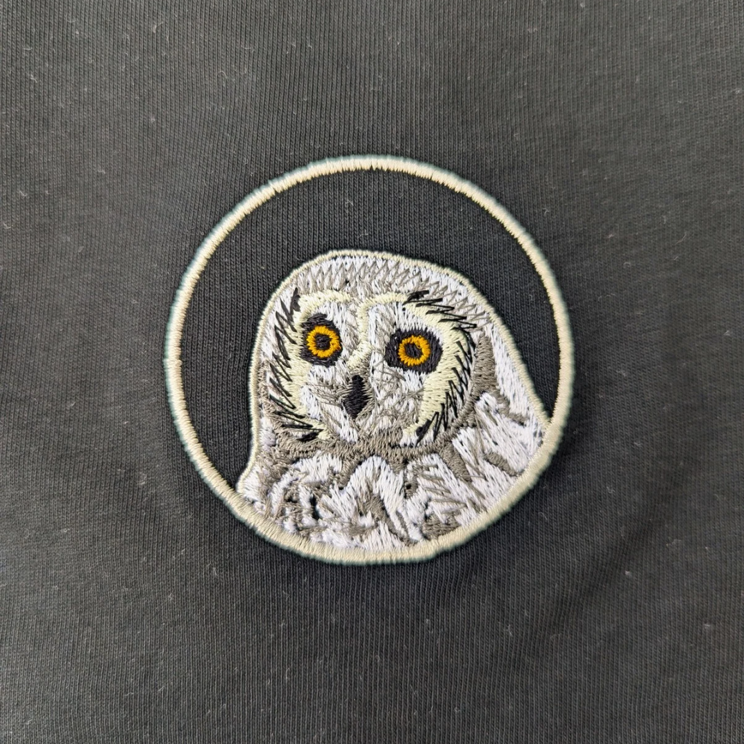 Sumpfohreule Bio Männer Hoodie Stick