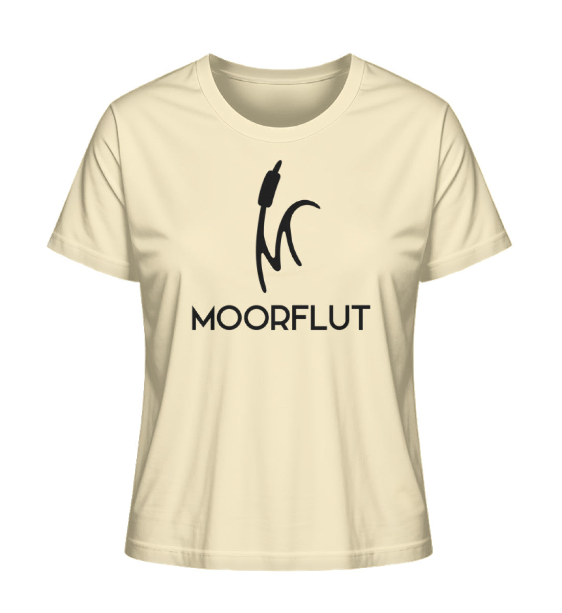 MOORFLUT 100% Bio Frauen T-Shirt Frontprint