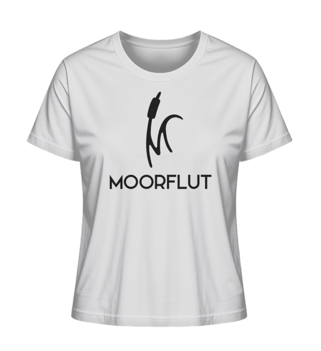 MOORFLUT 100% Bio Frauen T-Shirt Frontprint