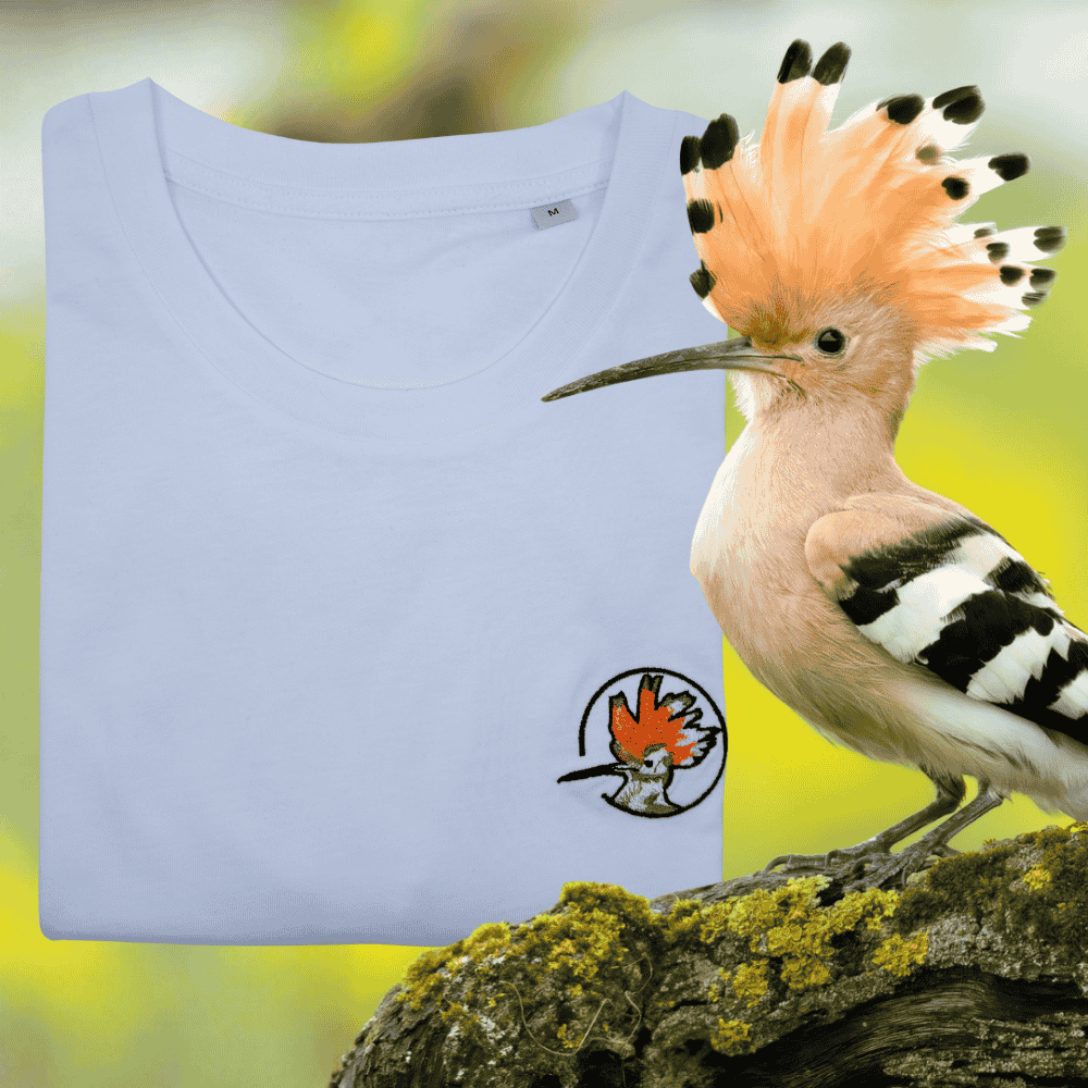 Wiedehopf Bio Männer T-Shirt Stick