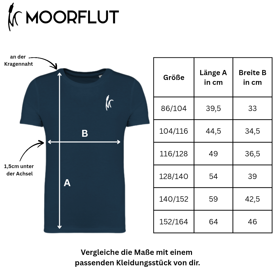 MOORFLUT Bio Kinder Unisex T-Shirt Stick