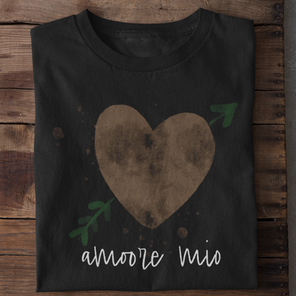 amoore mio 100% Bio Männer T-Shirt Frontprint