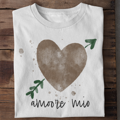 amoore mio 100% Bio Männer T-Shirt Frontprint