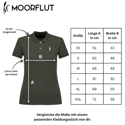 Eisvogel Bio Frauen Poloshirt Stick