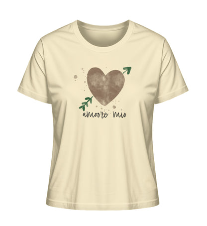 amoore mio 100% Bio Frauen T-Shirt Frontprint