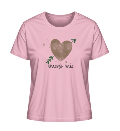 amoore mio 100% Bio Frauen T-Shirt Frontprint