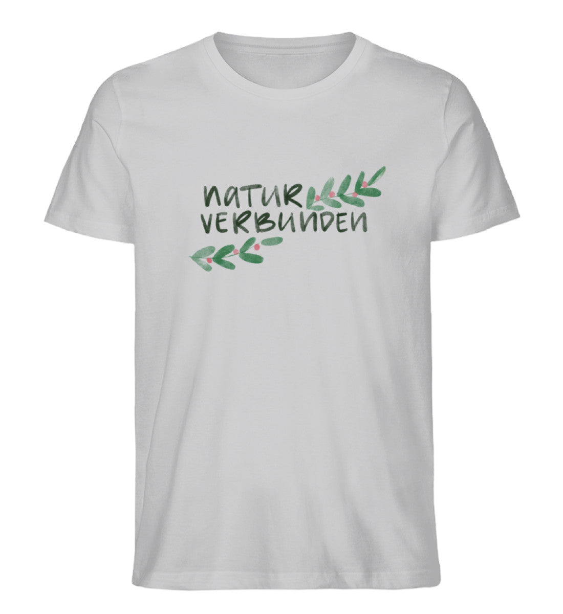 naturverbunden 100% Bio Männer T-Shirt Frontprint