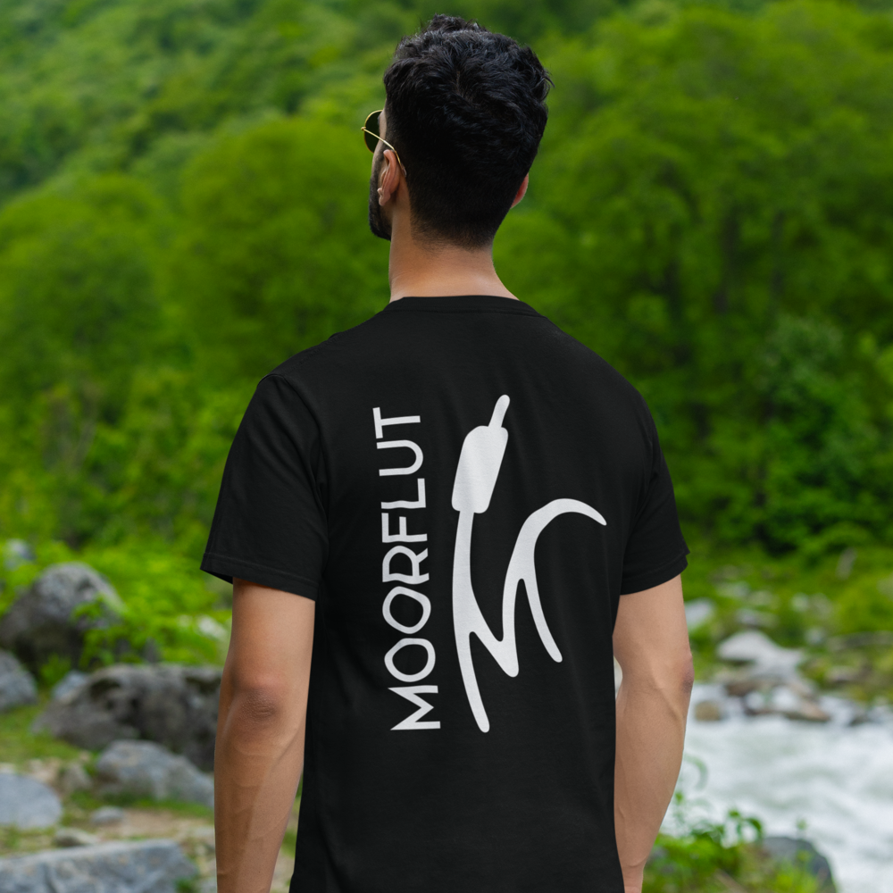 MOORFLUT 100% Bio Männer T-Shirt Backprint