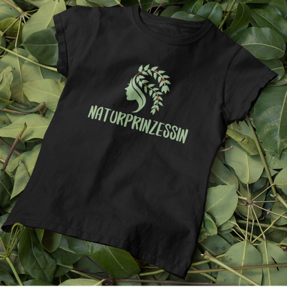 Naturprinzessin 100% Bio Frauen T-Shirt Frontprint