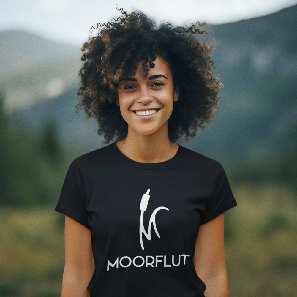 MOORFLUT 100% Bio Frauen T-Shirt Frontprint