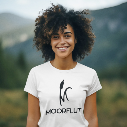 MOORFLUT 100% Bio Frauen T-Shirt Frontprint