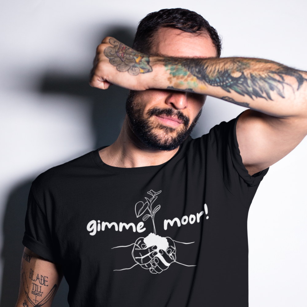 gimme moor 100% Bio Männer T-Shirt Frontprint