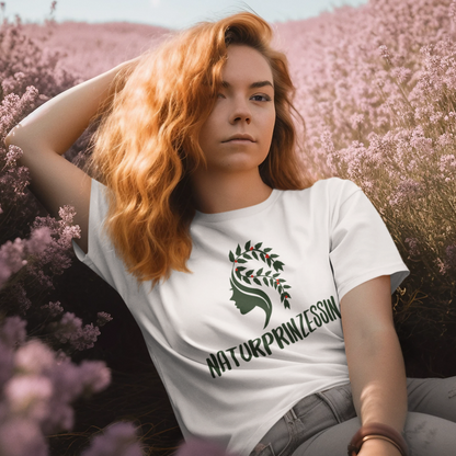 Naturprinzessin 100% Bio Frauen T-Shirt Frontprint