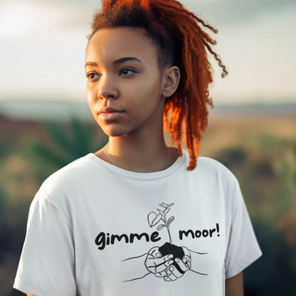 gimme moor 100% Bio Frauen T-Shirt Frontprint