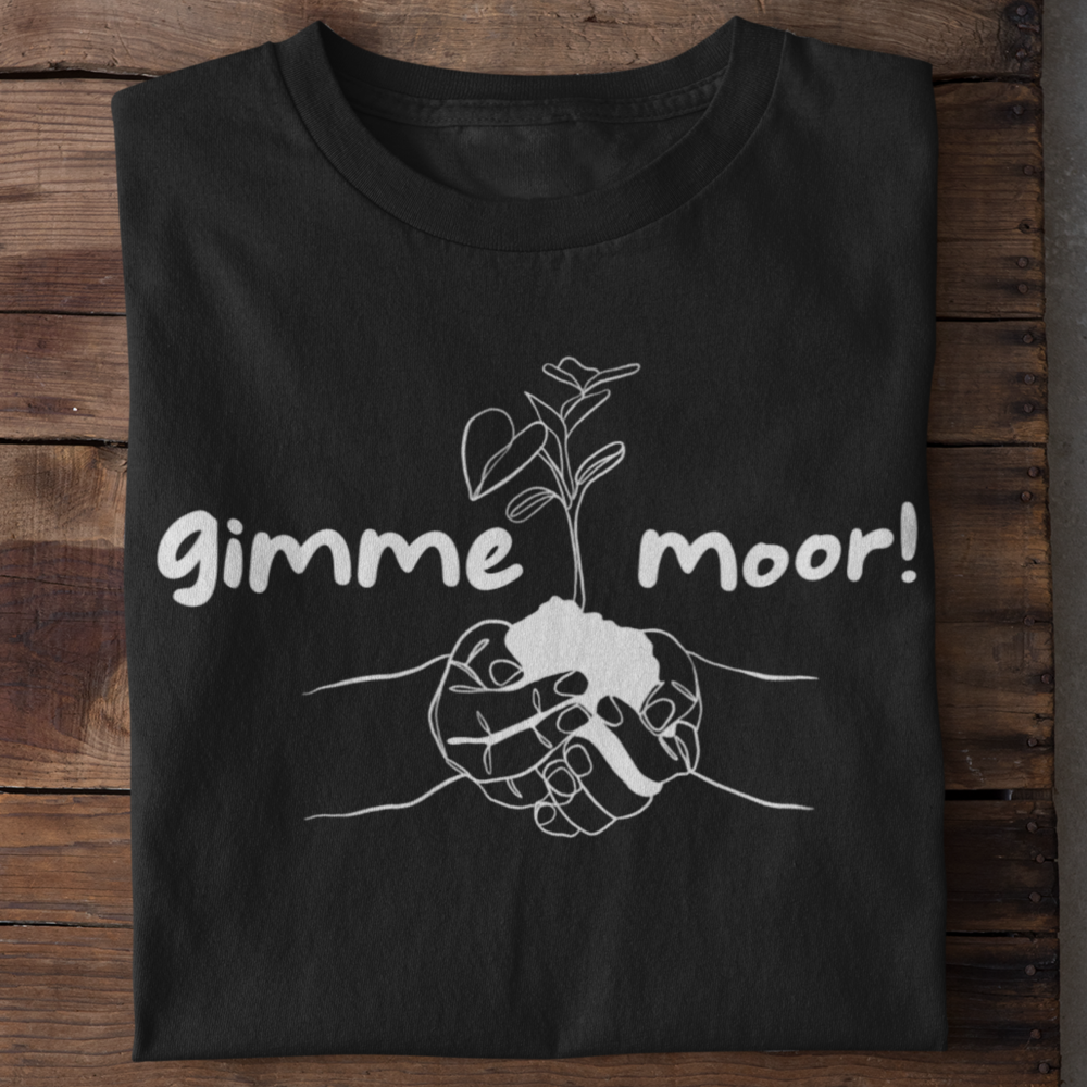 gimme moor 100% Bio Männer T-Shirt Frontprint