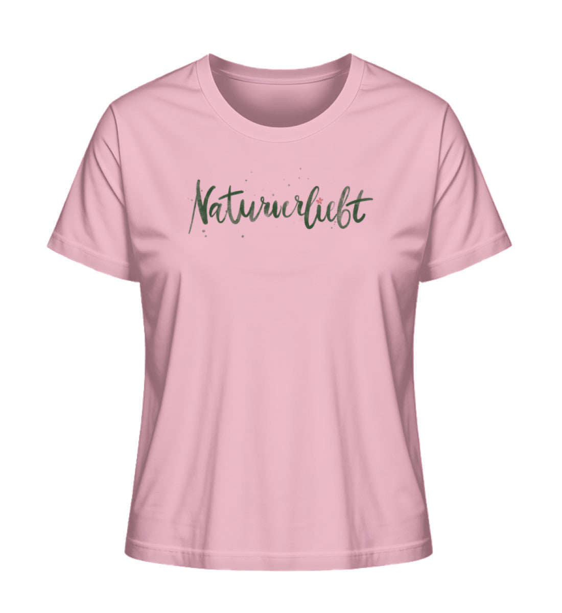 Naturverliebt 100% Bio Frauen T-Shirt Frontprint