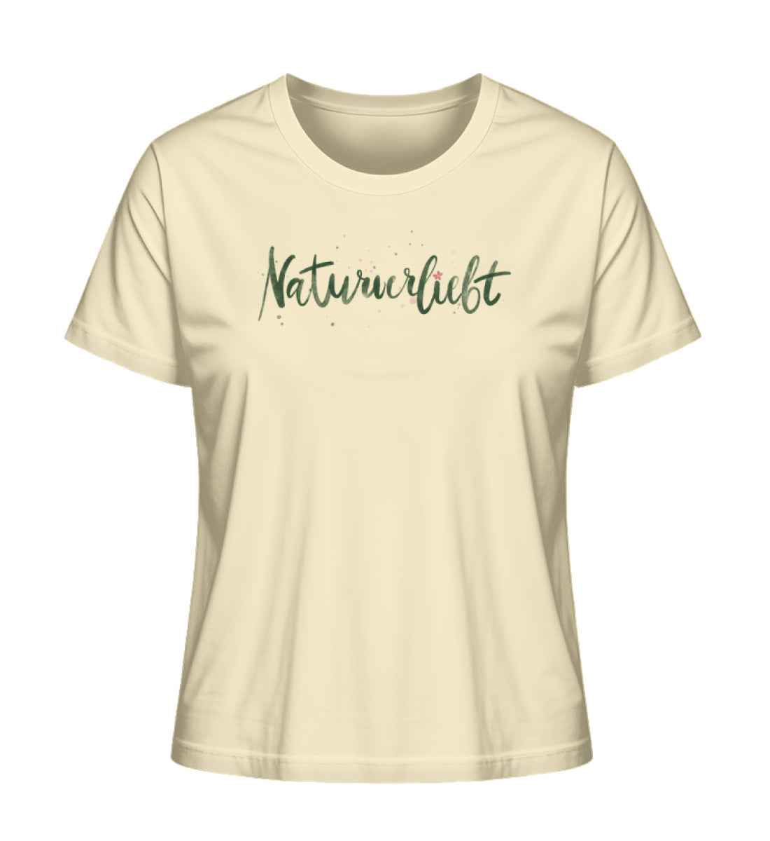 Naturverliebt 100% Bio Frauen T-Shirt Frontprint