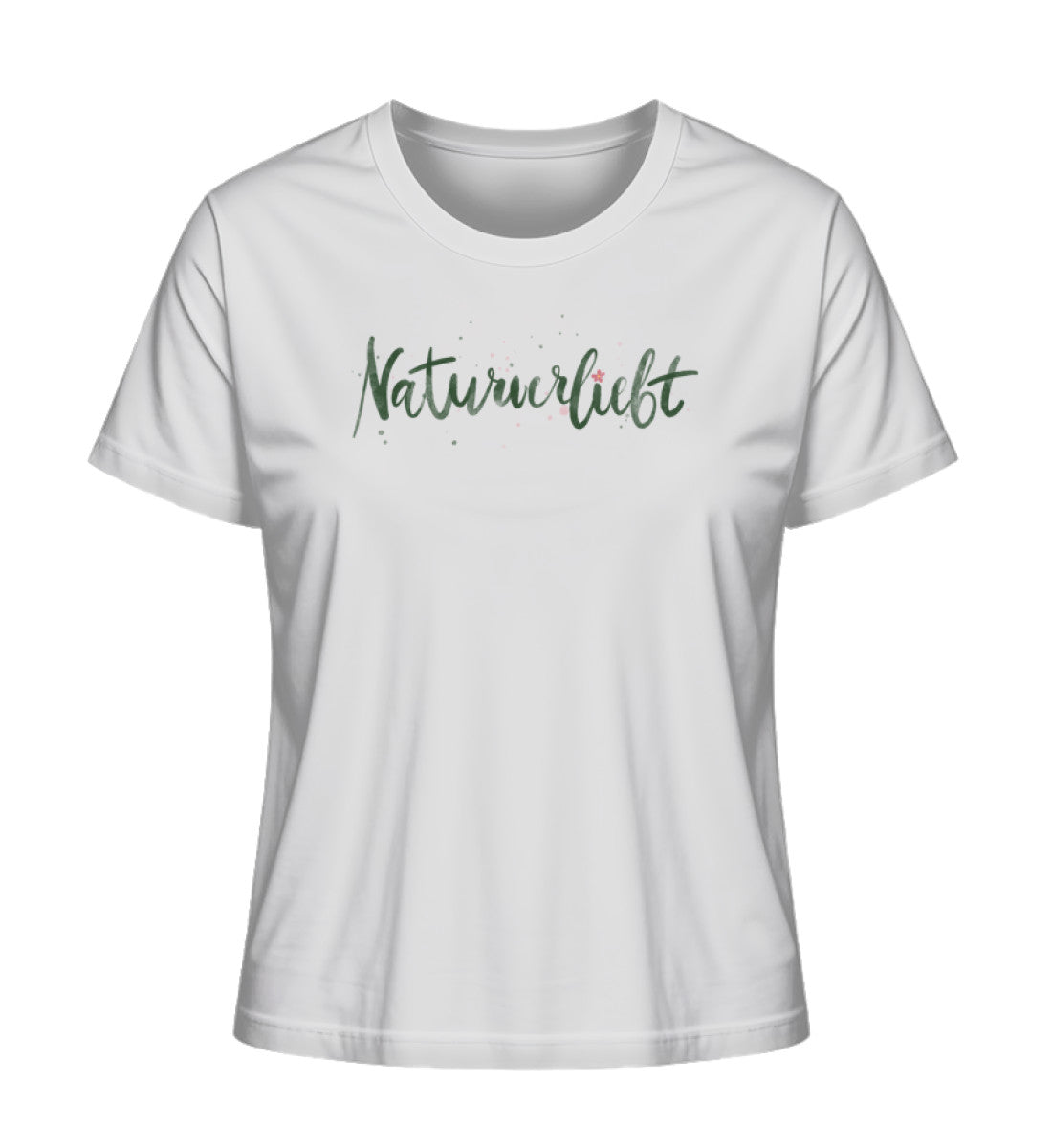 Naturverliebt 100% Bio Frauen T-Shirt Frontprint