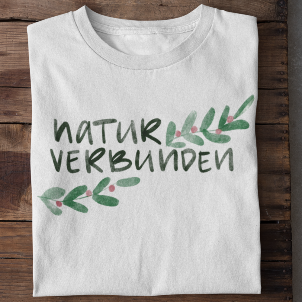 naturverbunden 100% Bio Männer T-Shirt Frontprint