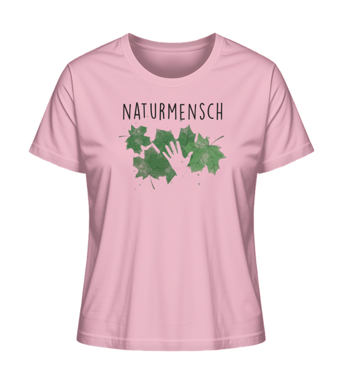 Naturmensch 100% Bio Frauen T-Shirt Frontprint