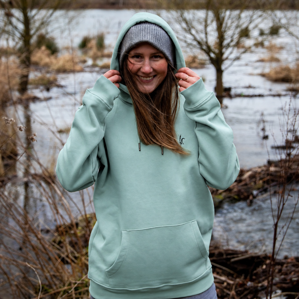 MOORFLUT Bio Unisex Hoodie Stick