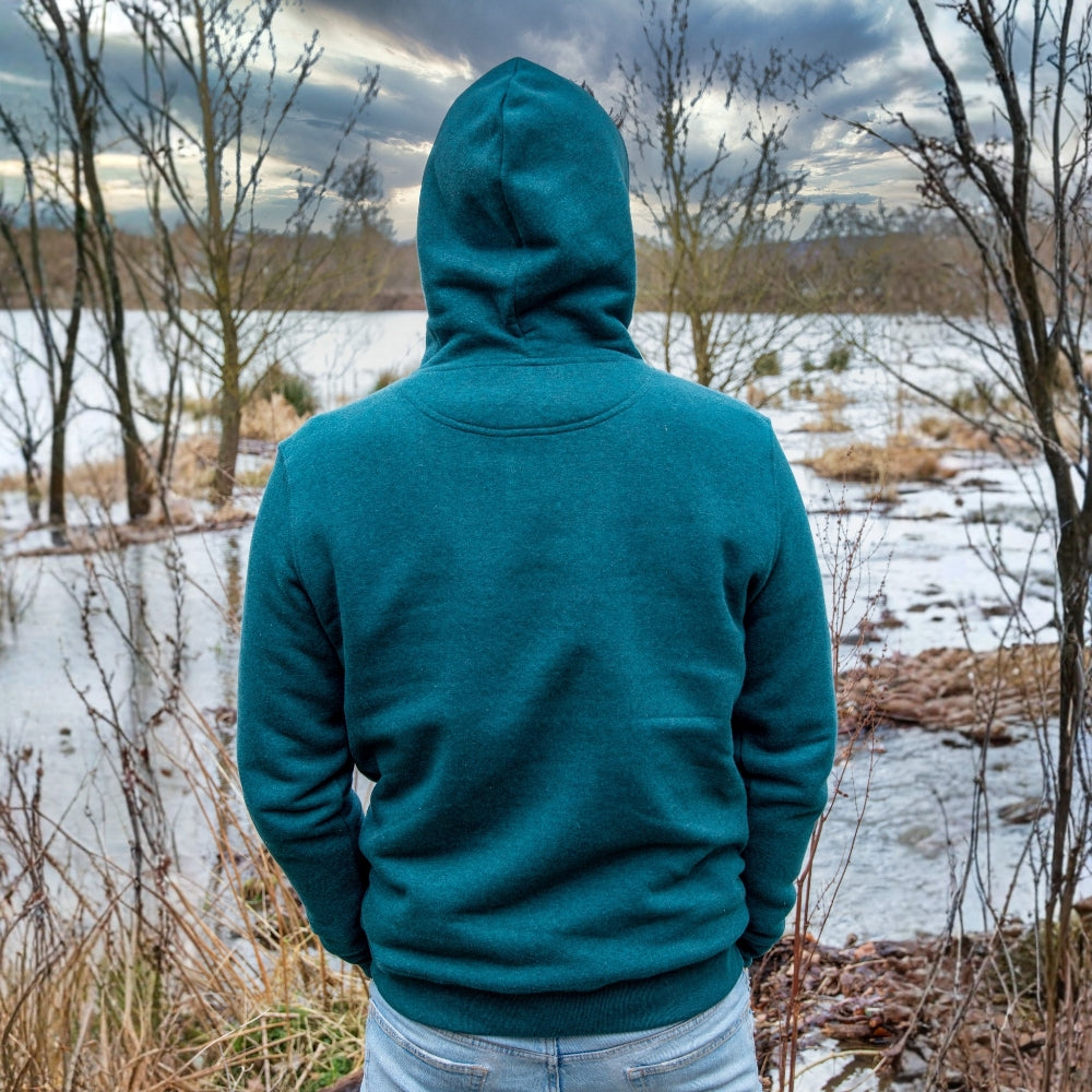 MOORFLUT Bio Männer Hoodie Stick