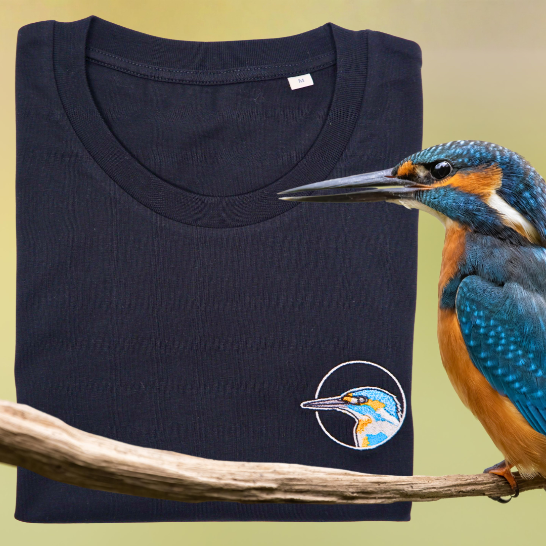 Eisvogel Bio Männer T-Shirt Stick